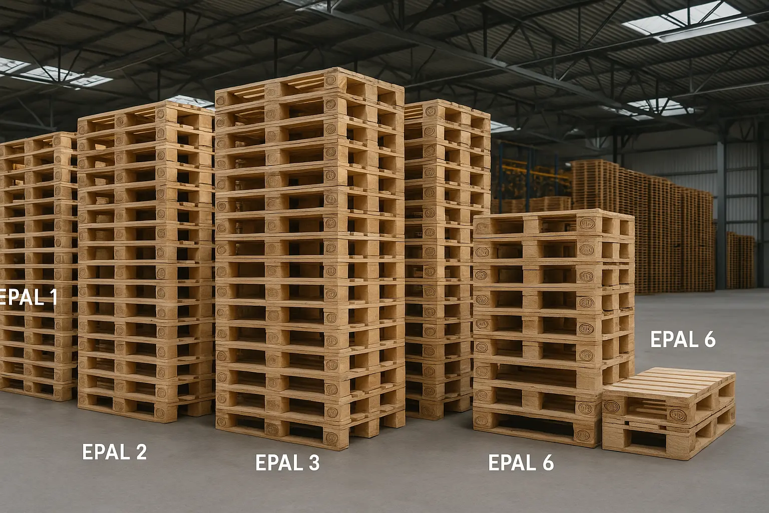 EPAL pallet sizes