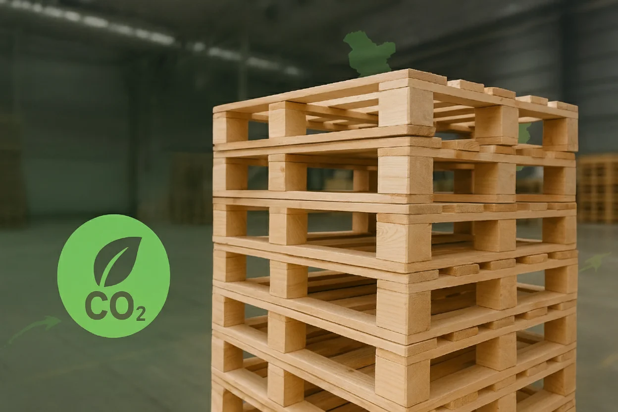 How Wooden Pallets Reduce Supply Chain Carbon Footprint in India
