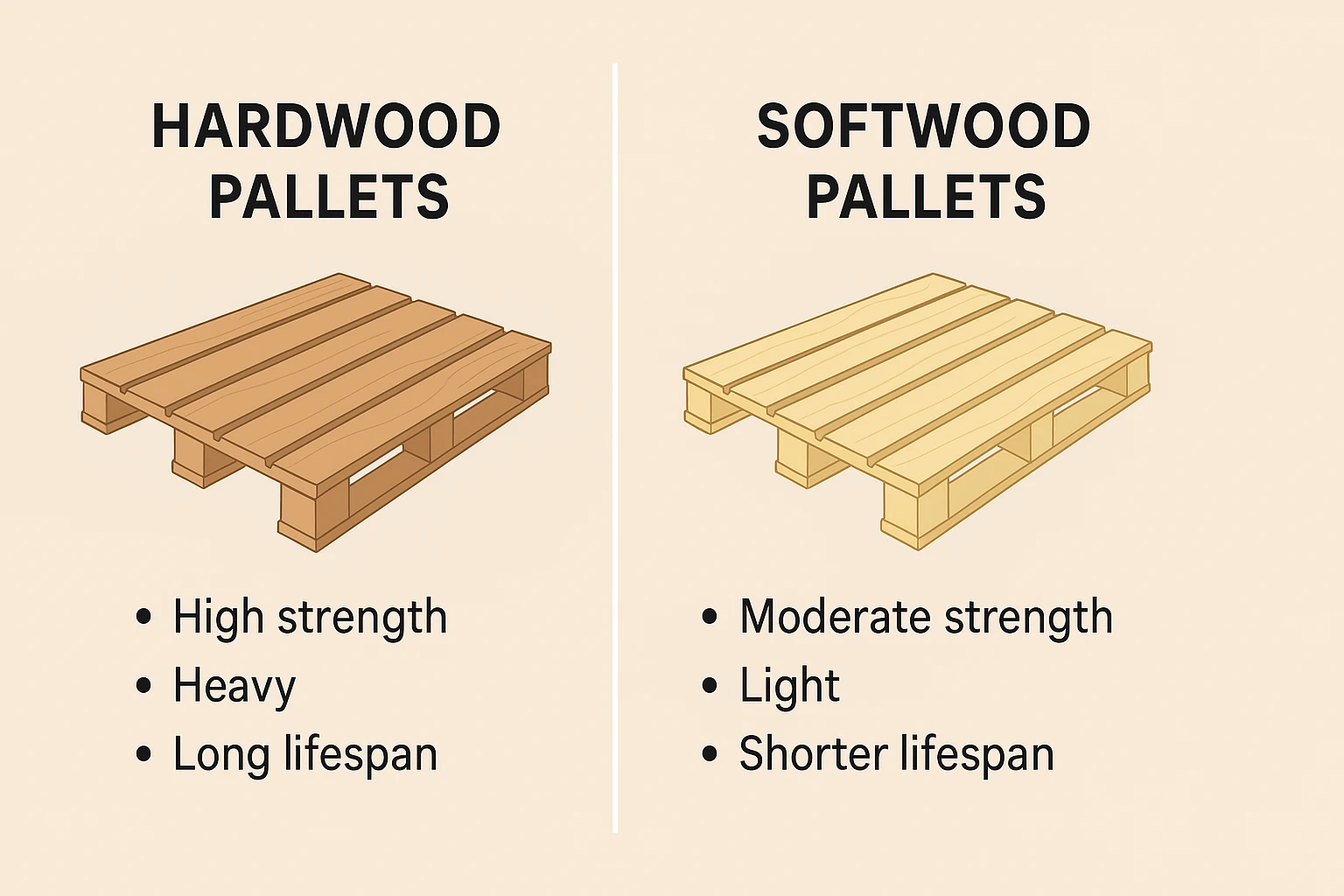 best wood for heavy-duty pallets