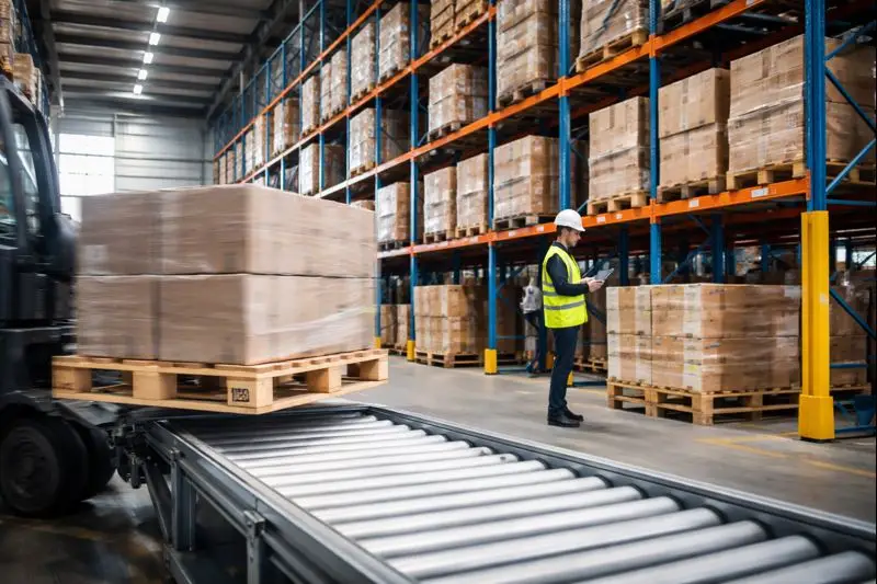 EPAL Pallets Support Just-in-Time Logistics in a modern warehouse