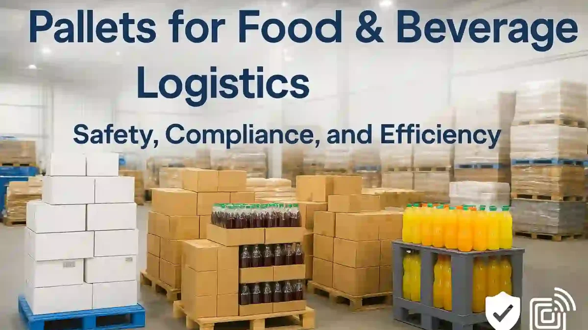 pallets for food and beverage logistics