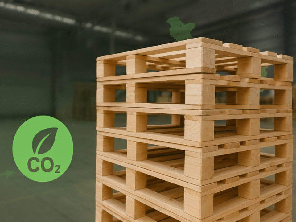 How Wooden Pallets Reduce Supply Chain Carbon Footprint in India
